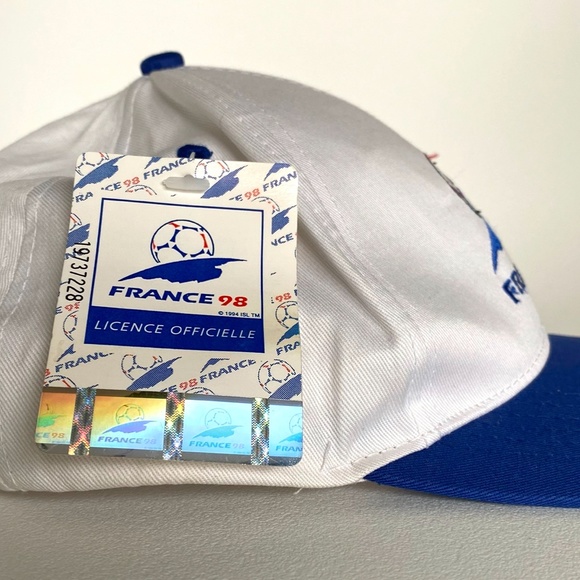 1998 WORLD CUP FRANCE SOCCER STRAPBACK CAP - Picture 5 of 5
